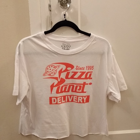 Disney Tops - **Last 1** NEW Toy Story Pizza Planet cropped tee